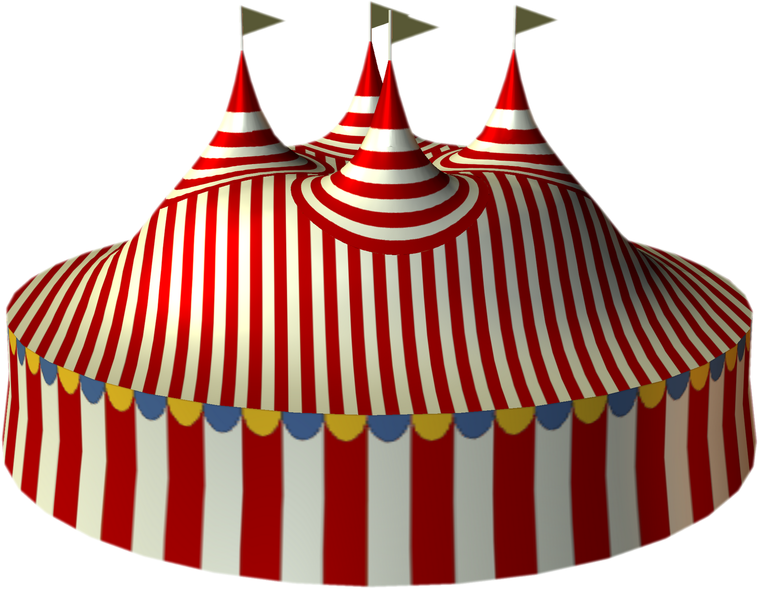 Classic Circus Tent Illustration