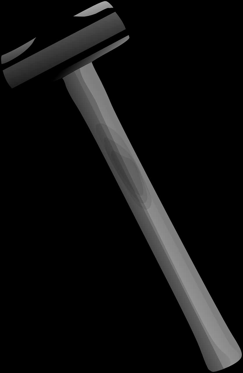 Classic Claw Hammer Black Background