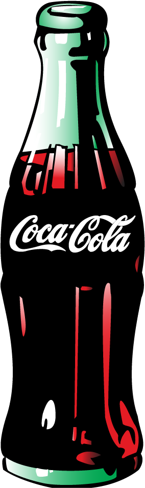 Classic Coca Cola Bottle Illustration