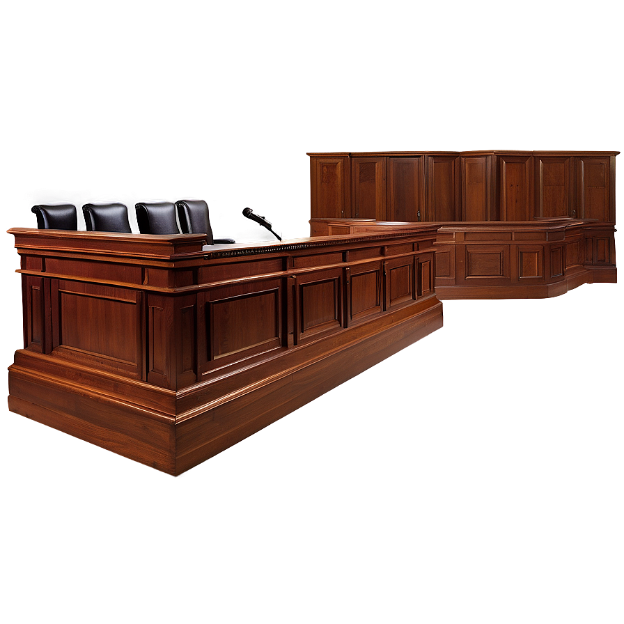 Classic Courtroom Setup Png 7