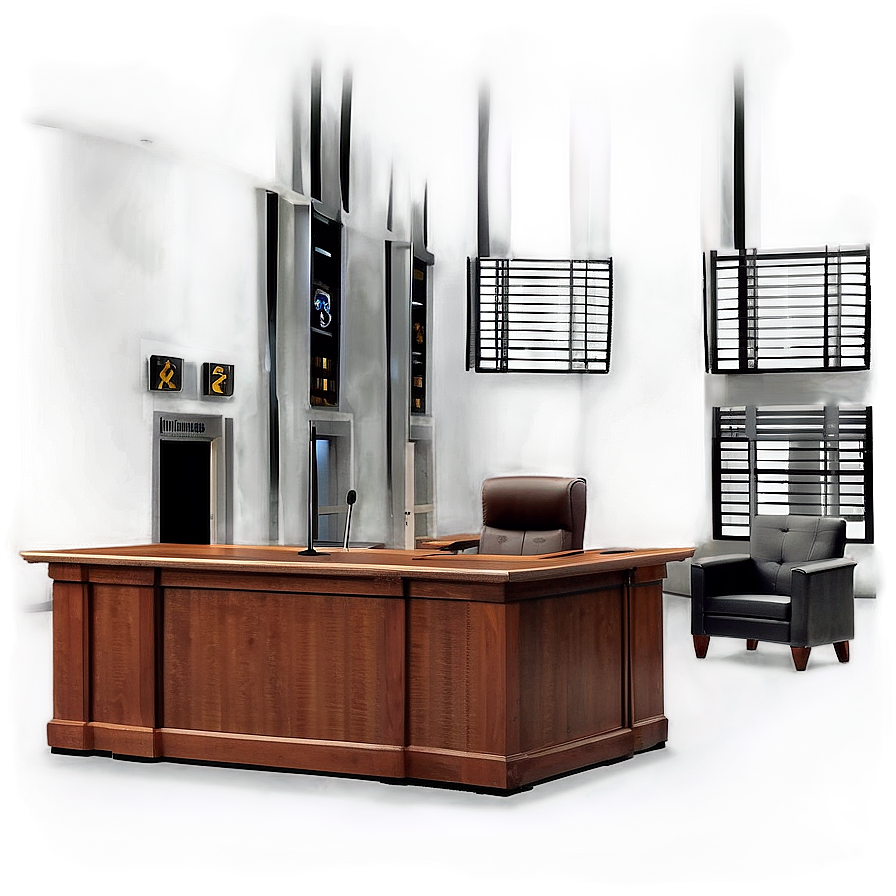 Classic Courtroom Setup Png Wdm