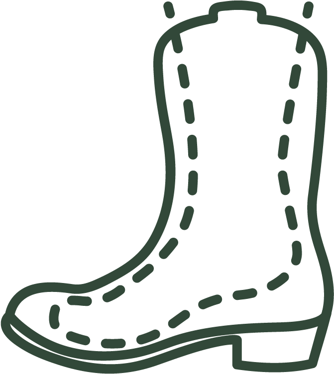 Classic Cowboy Boot Illustration