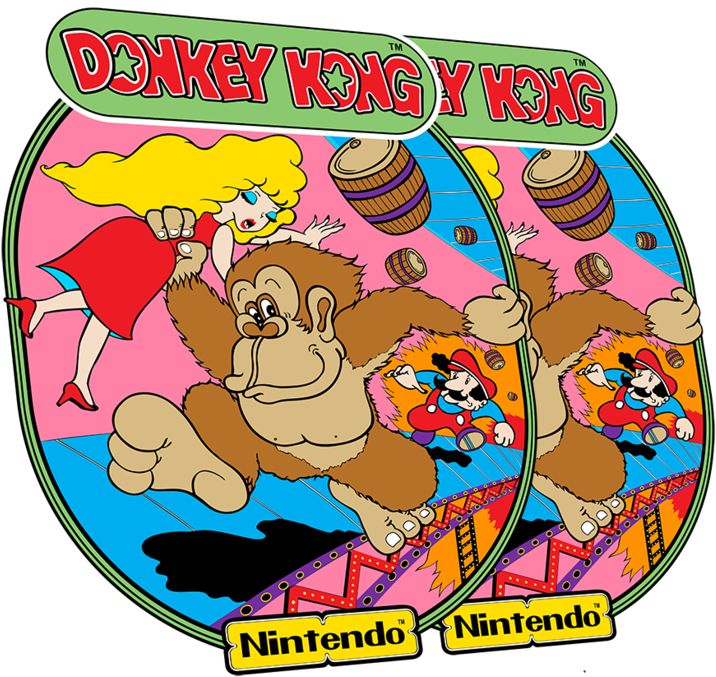 Classic Donkey Kong Arcade Artwork