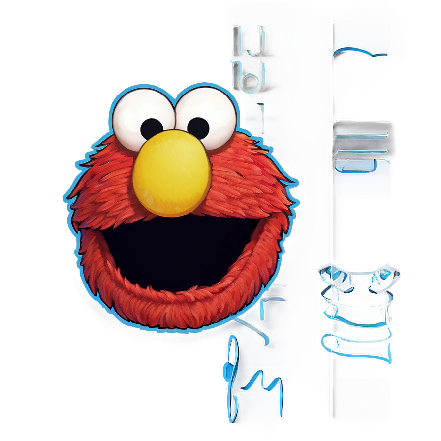 Classic Elmo Face Expression Png Puu