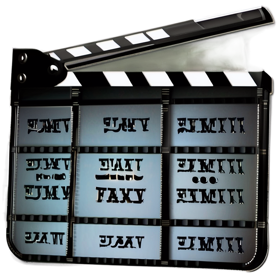 Classic Film Slate Icon Png 06262024