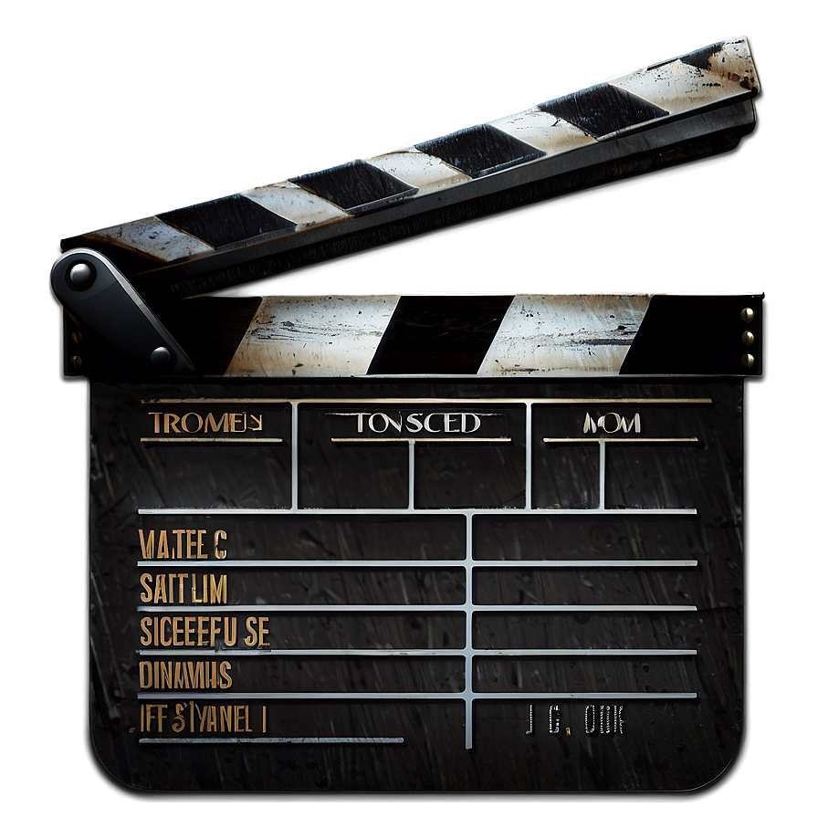 Classic Film Slate Icon Png 06262024