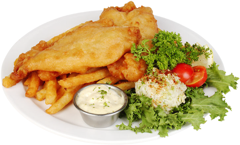 Classic Fishand Chips Plate