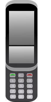 Classic Flip Phone Vector