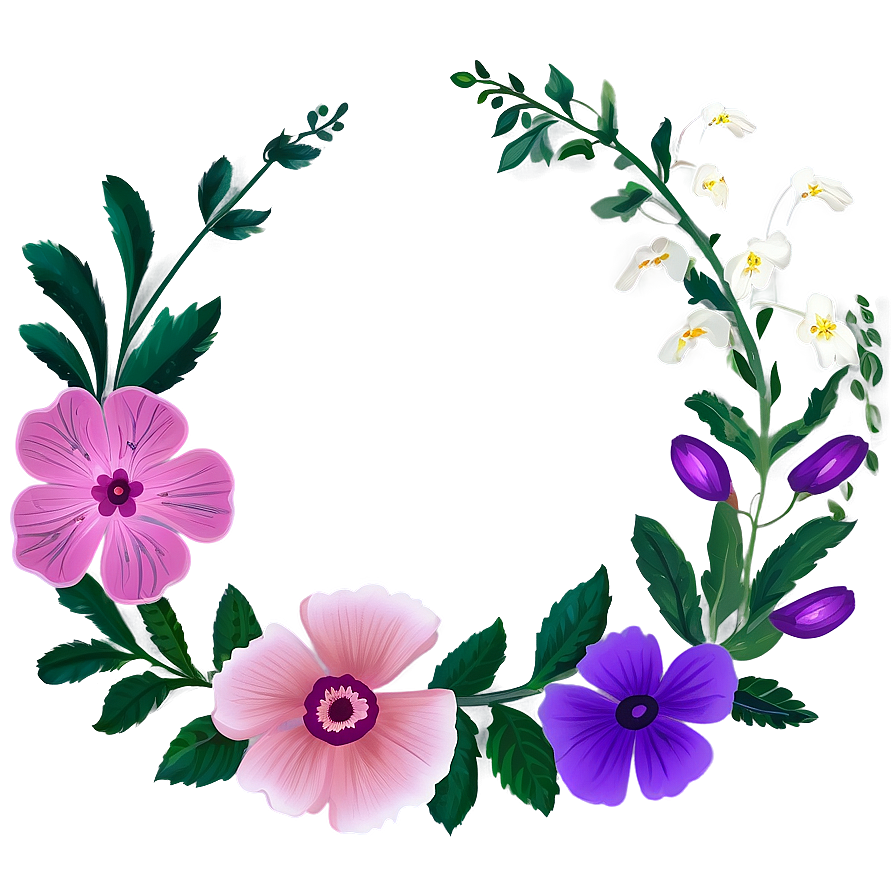 Classic Floral Artistry Png Swl47