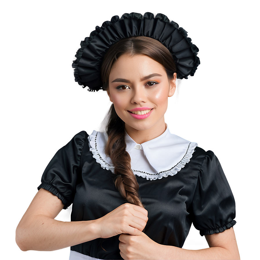 Classic French Maid Hat Png 88