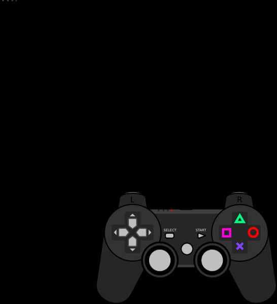 Classic Game Controller Silhouette