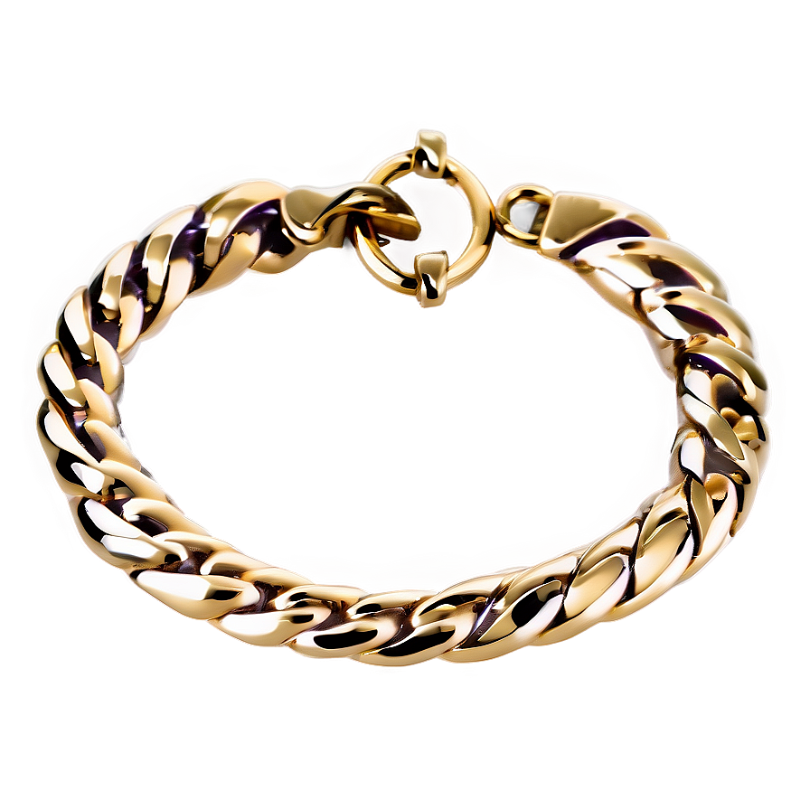 Classic Gold Bracelet Look Png 06282024