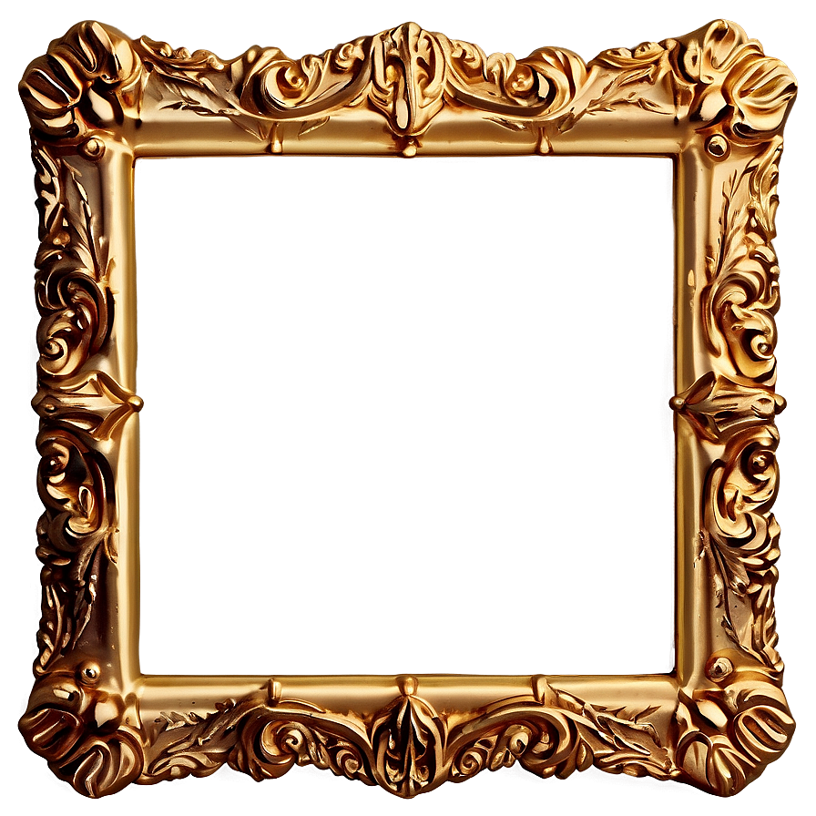 Classic Gold Frame Border Png Hjy5