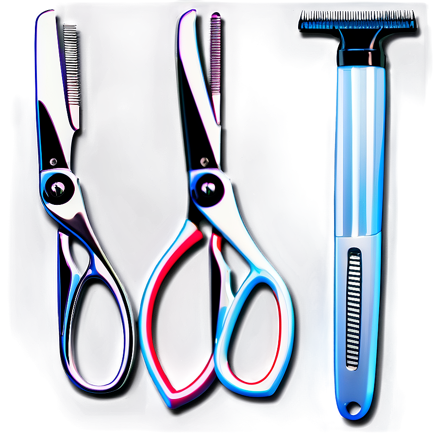 Classic Hair Trimming Scissors Png 44