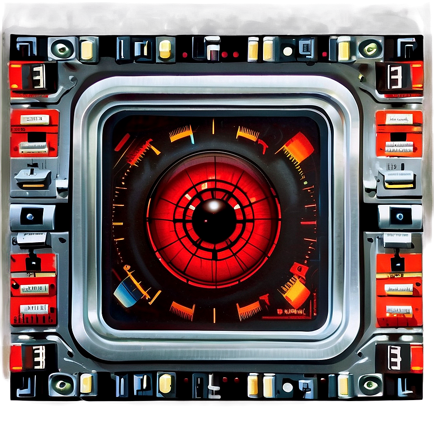 Classic Hal 9000 Interface Png 2