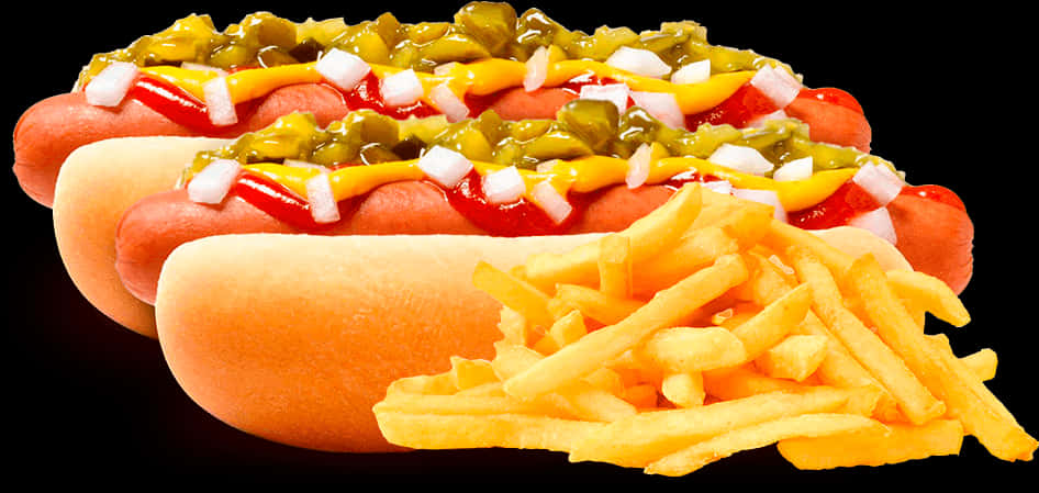 Classic Hot Dog With Fries