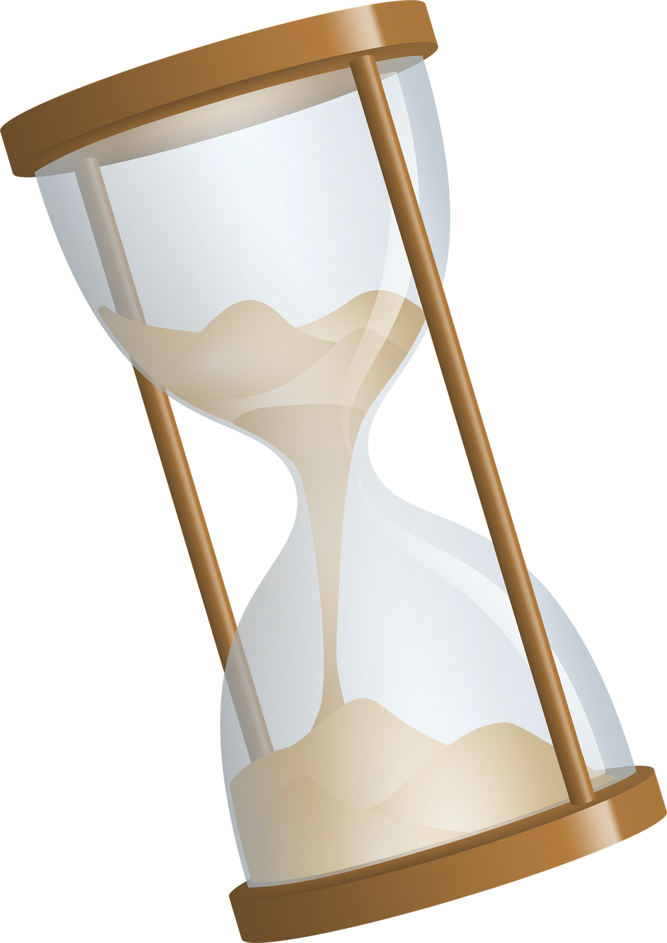 Classic Hourglass Vector Illustration