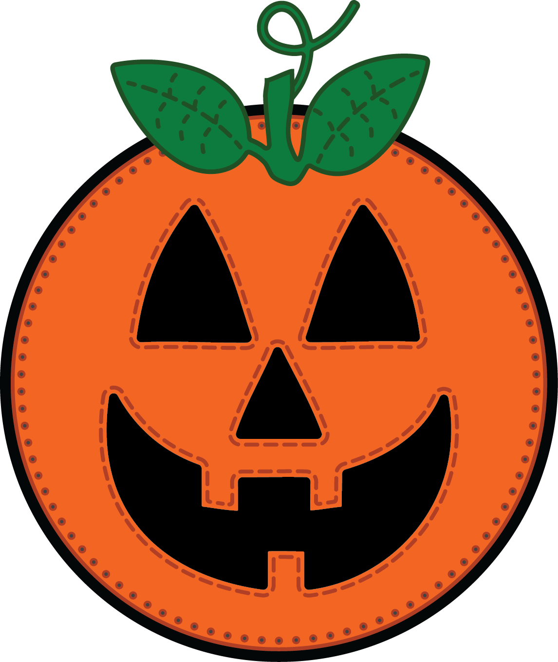 Classic Jack O Lantern Face Vector