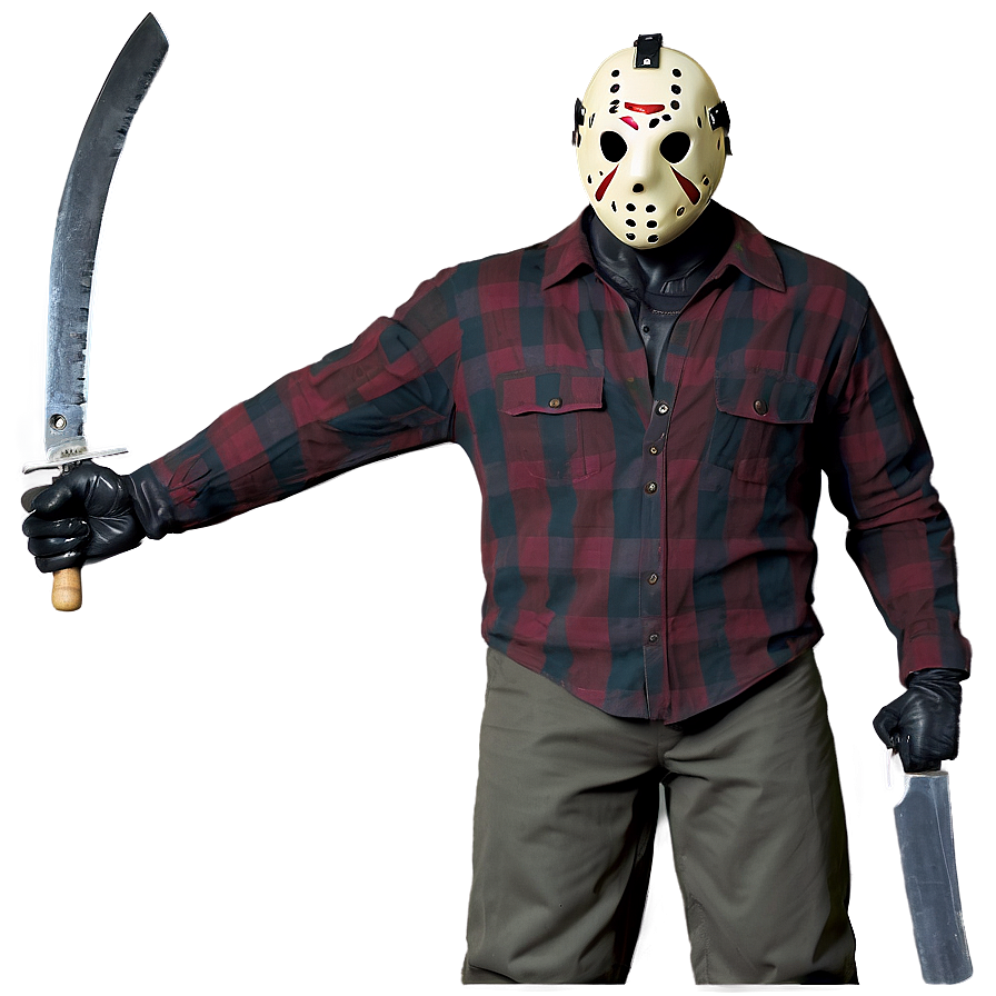 Classic Jason Voorhees Pose Png 6