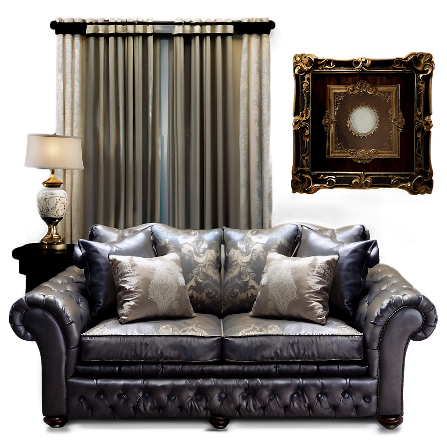 Classic Living Room Elegance Png 05242024