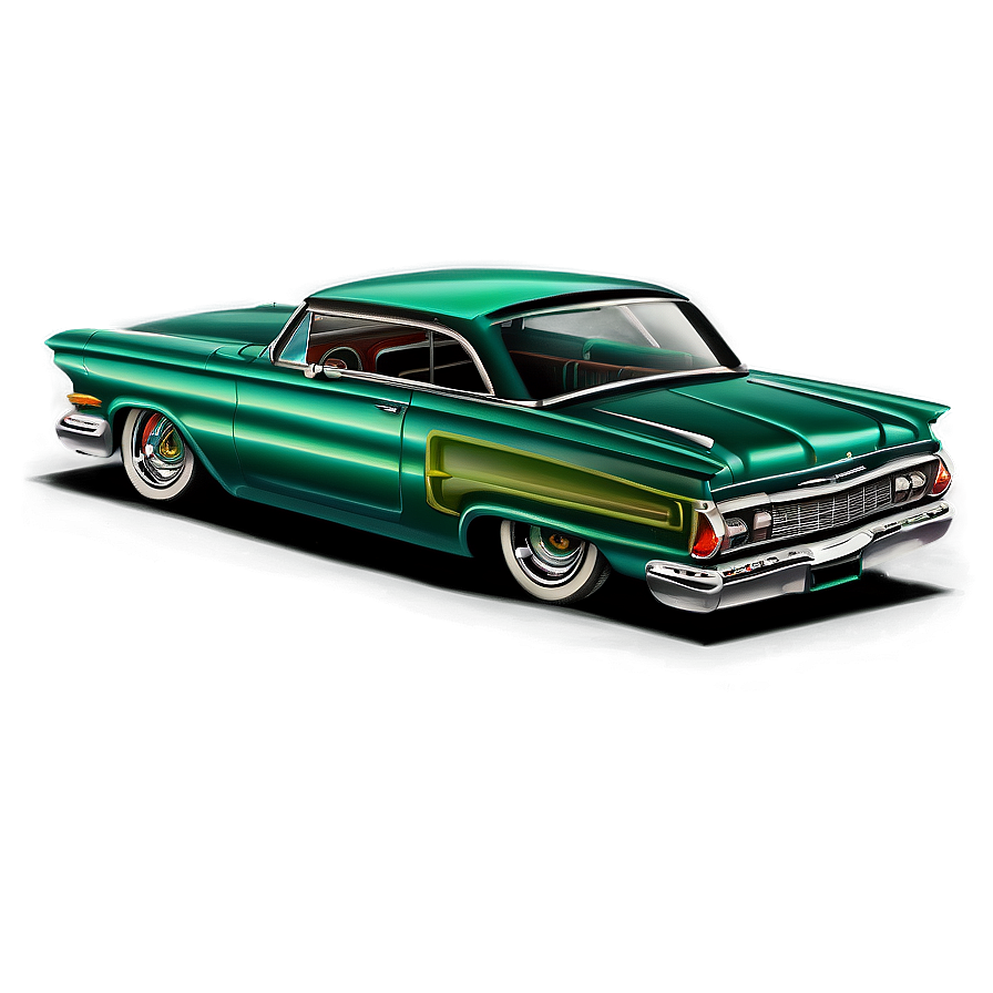 Classic Lowrider Car Design Png Upf