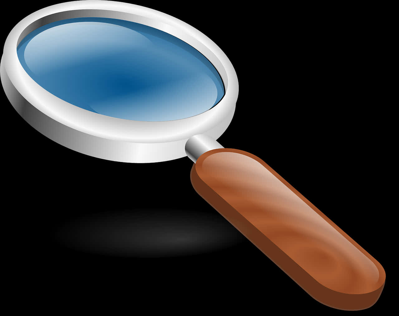 Classic Magnifying Glass Illustration