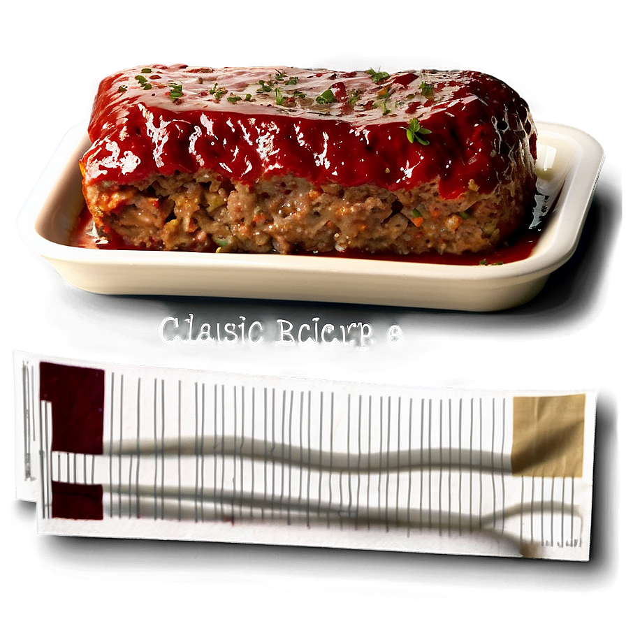 Classic Meatloaf Recipe Png Hrh77