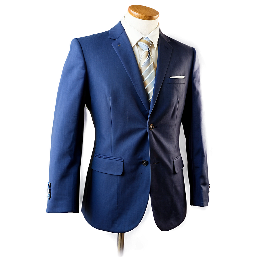 Classic Men's Business Suit Png Chr40