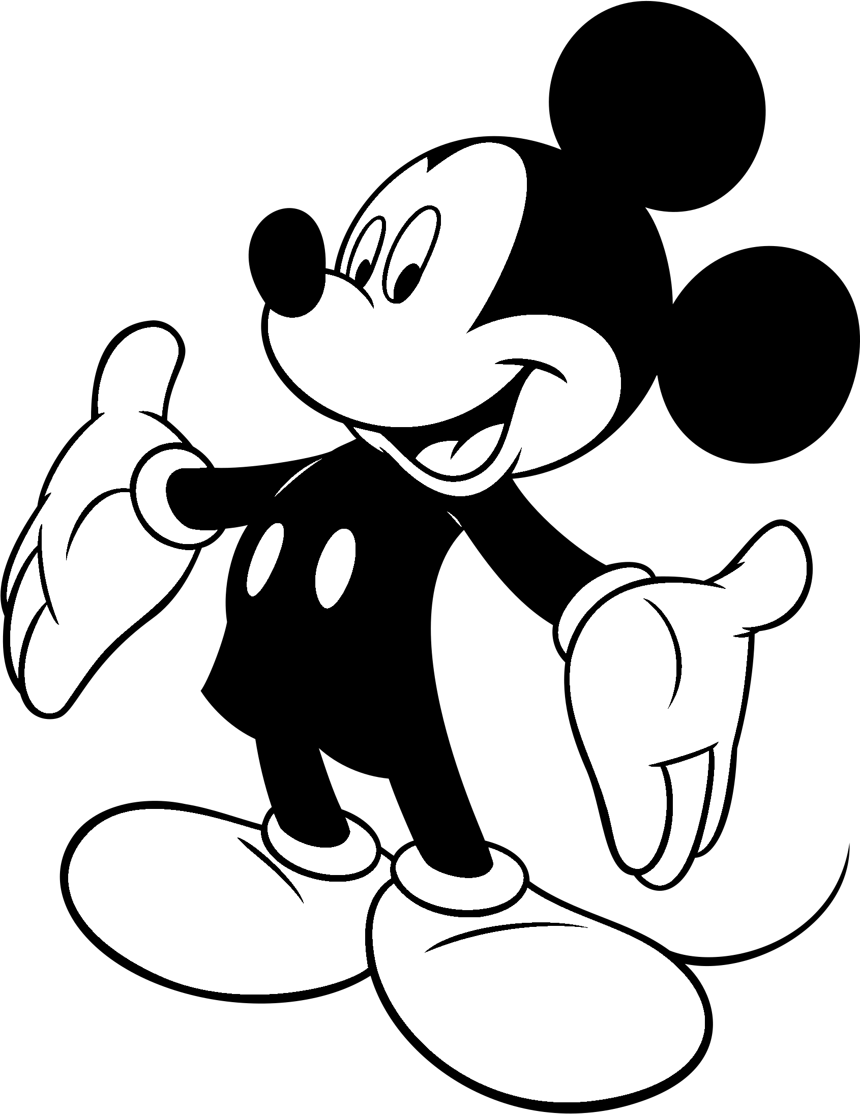 Classic Mickey Mouse Pose