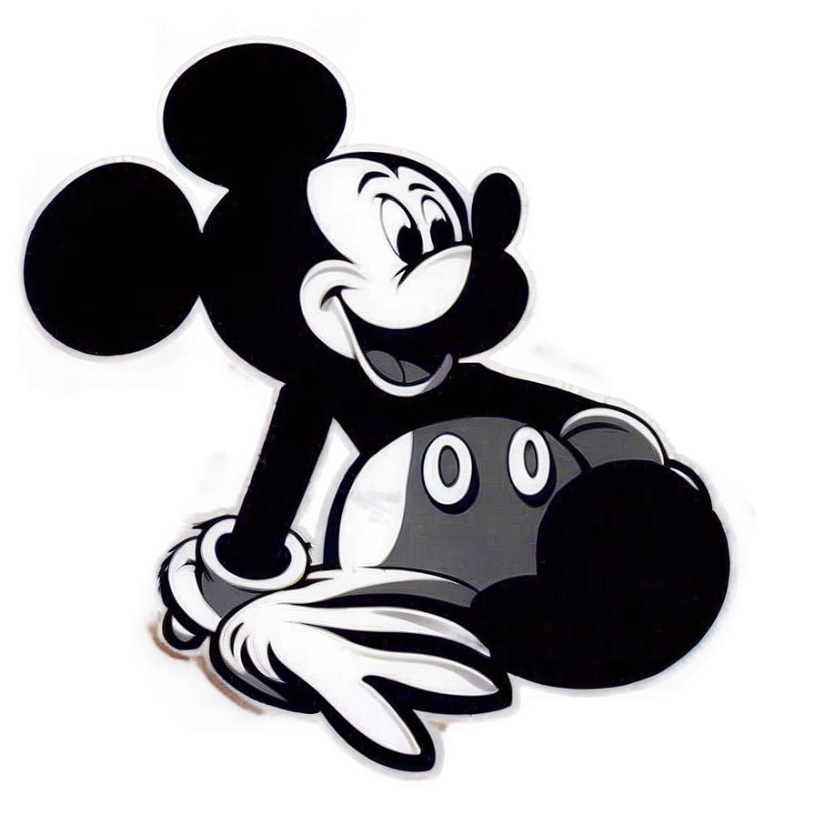 Classic Mickey Mouse Shadow Png 58