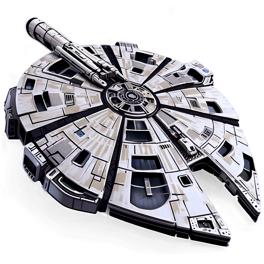 Classic Millennium Falcon Design Png 80