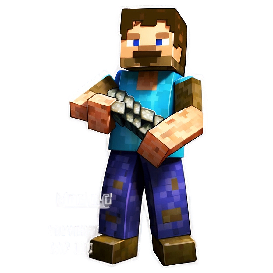 Classic Minecraft Characters Png 05252024