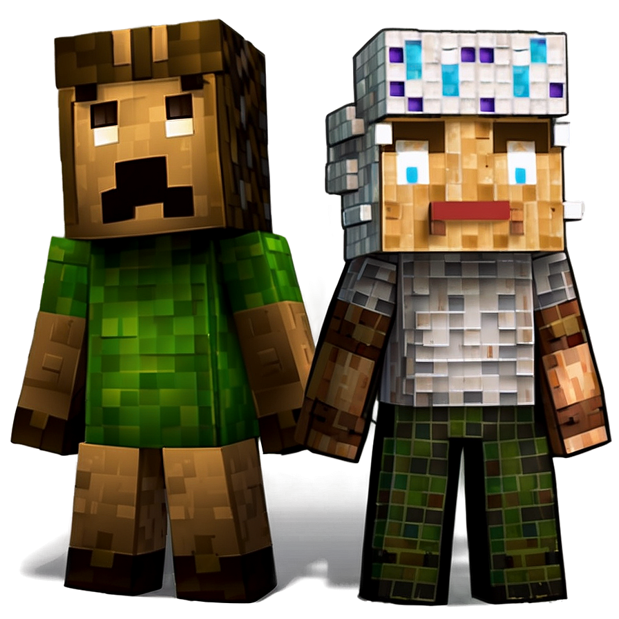 Classic Minecraft Characters Png Vcj