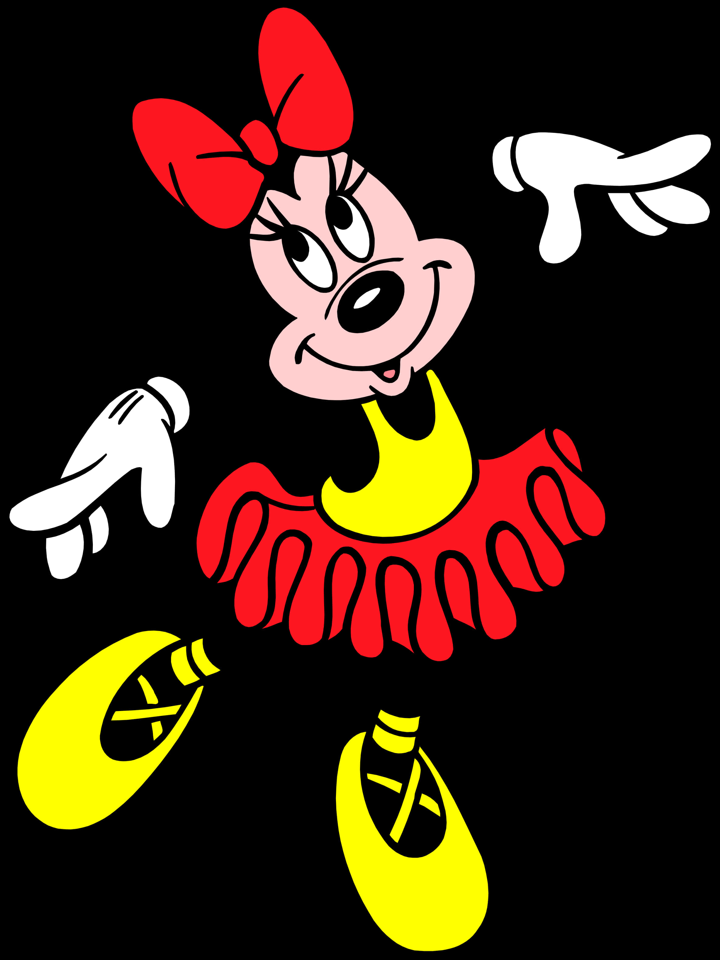 Classic Minnie Mouse Illustration