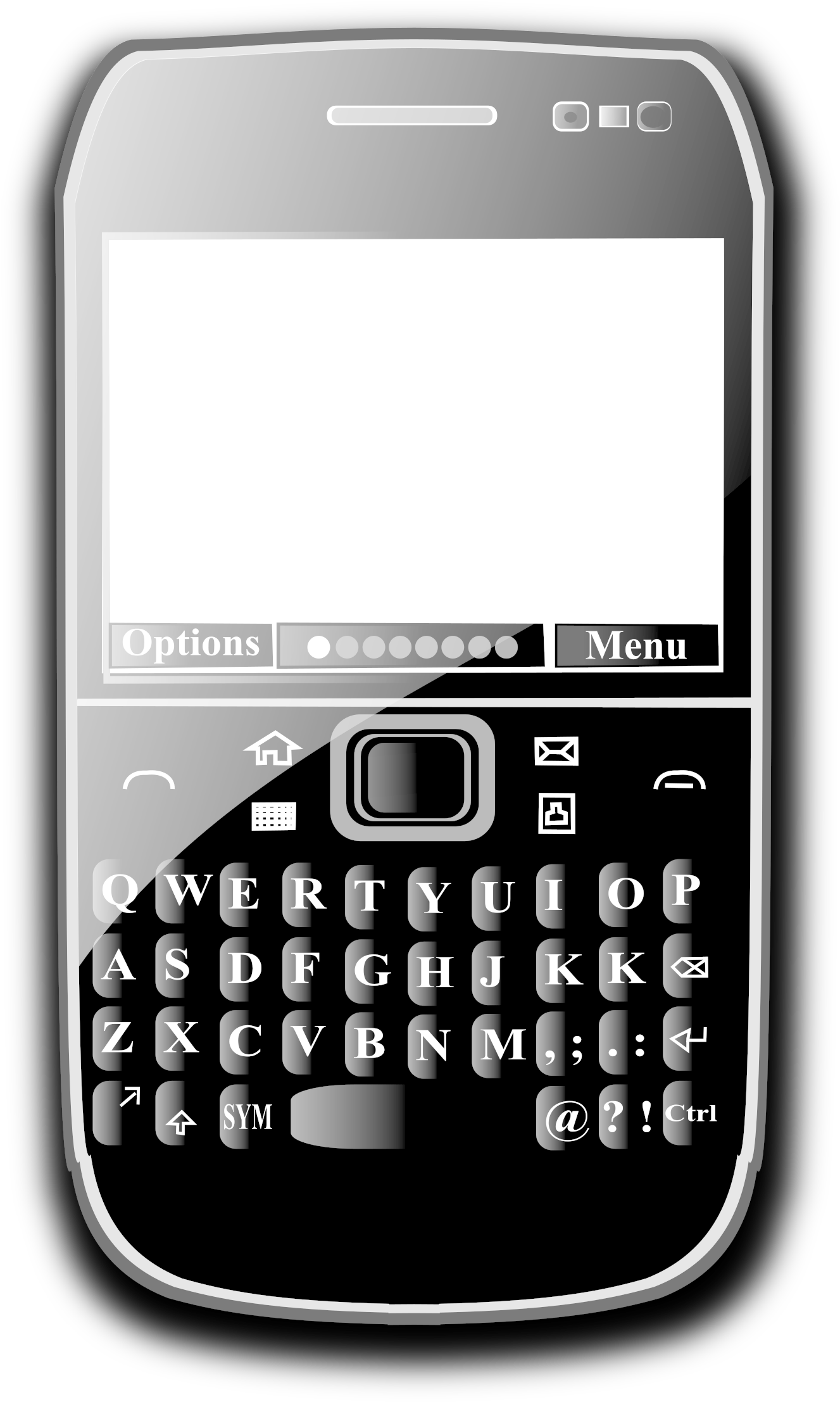 Classic Mobile Phone Clipart