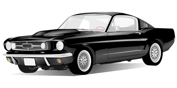 Classic Muscle Car Illustration