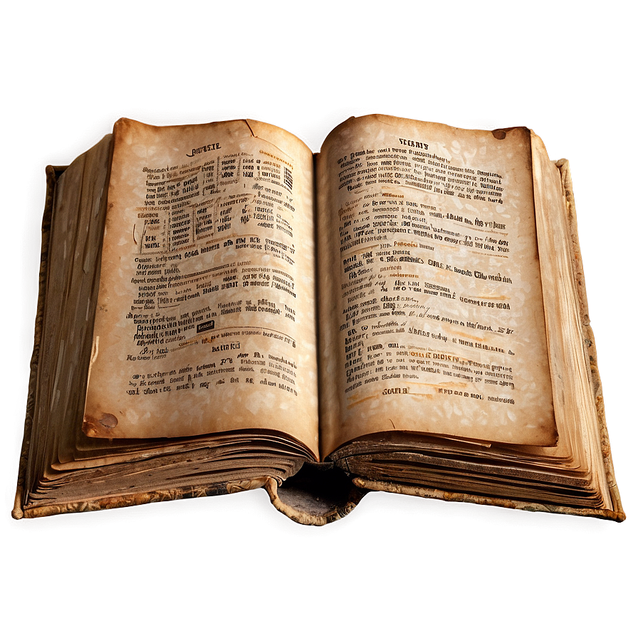 Classic Open Book Png 57
