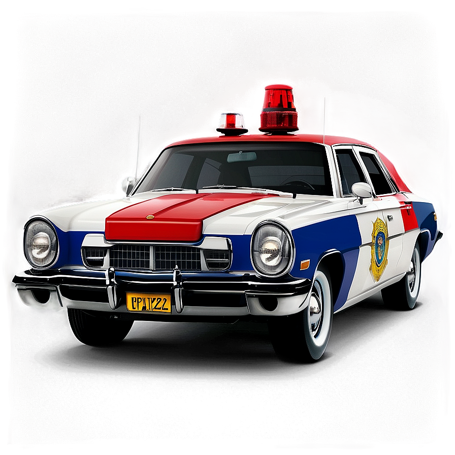 Classic Police Car Png 94