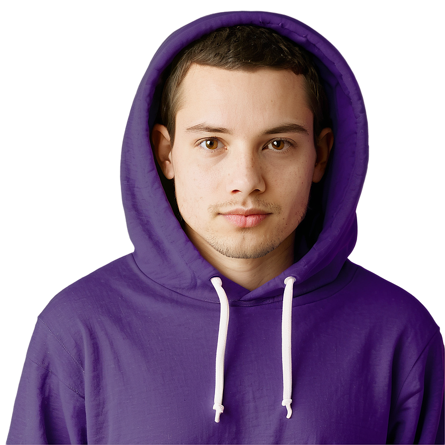 Classic Purple Hoodie Design Png Gbg