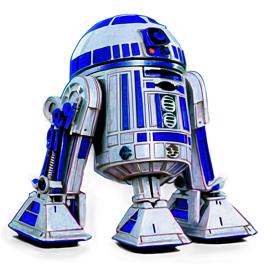 Classic R2d2 Standing Pose Png Obp55