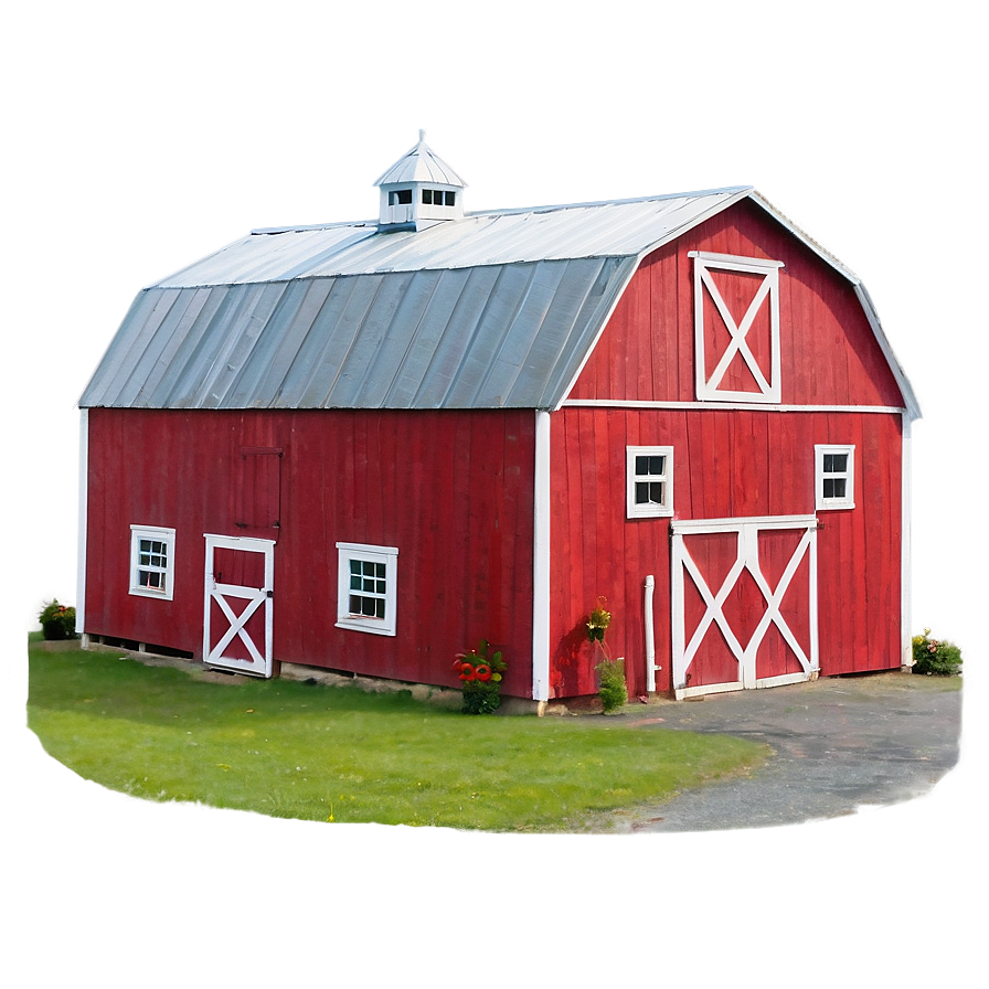 Classic Red Barn Png 05242024