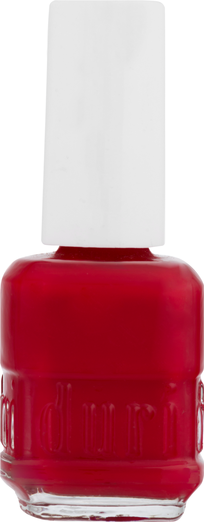 Classic Red Nail Polish Bottle