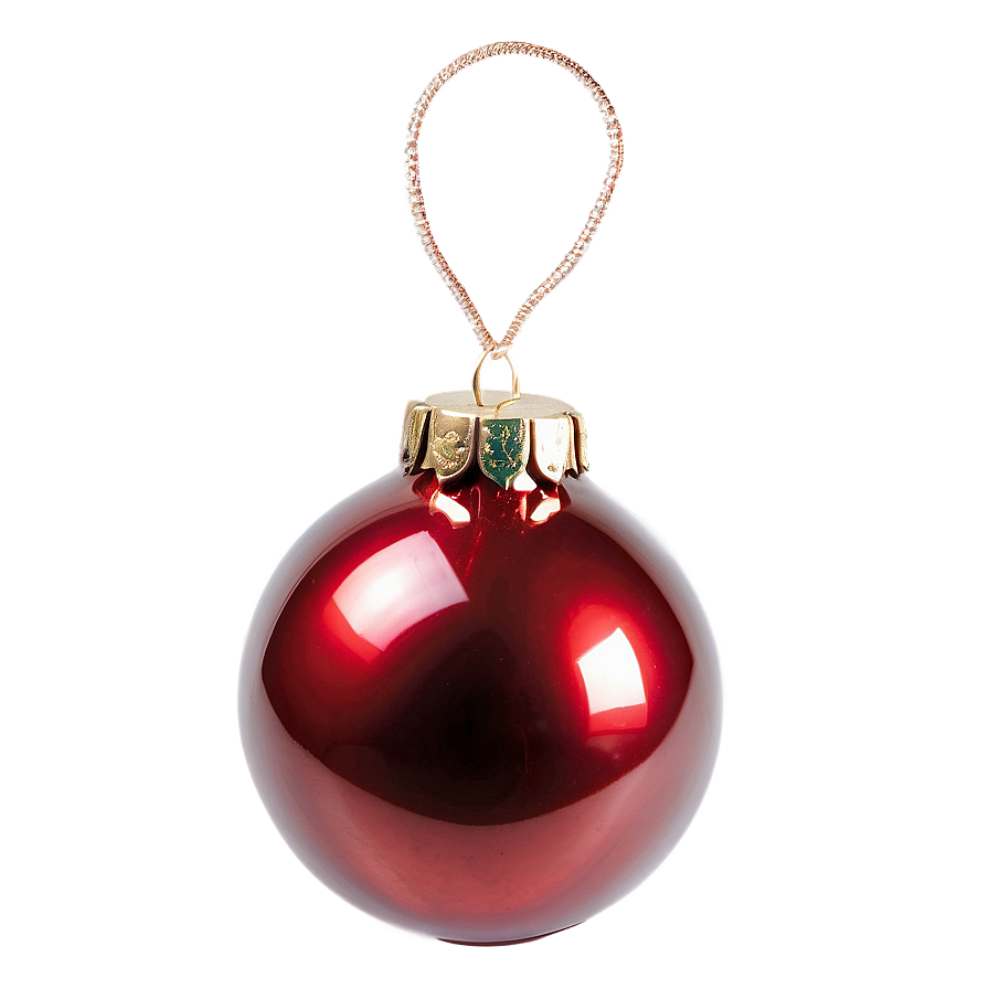 Classic Red Ornament Png 36