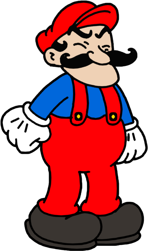 Classic Red Overalls Character