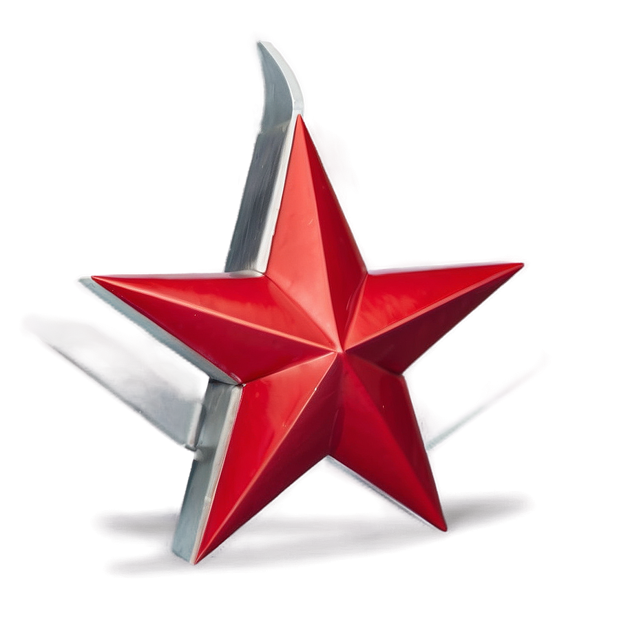 Classic Red Star Png 05232024