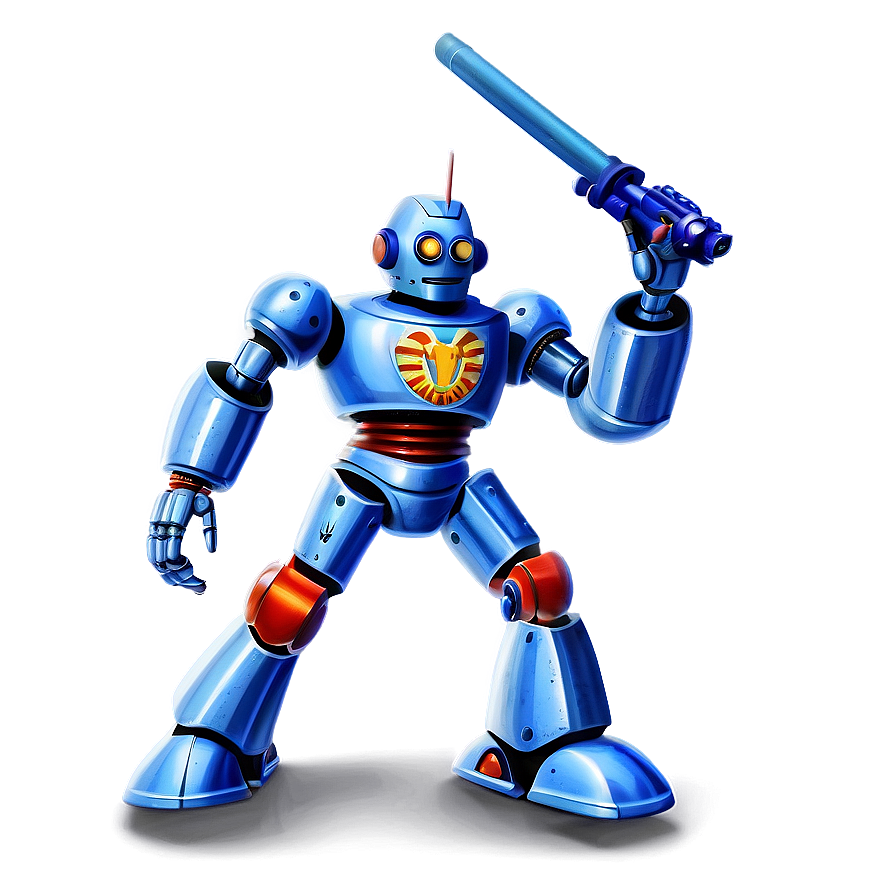 Classic Retro Robot Png 2