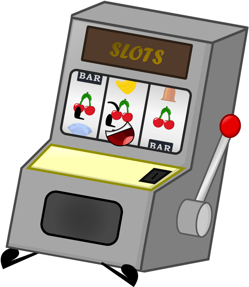 Classic Slot Machine Cartoon