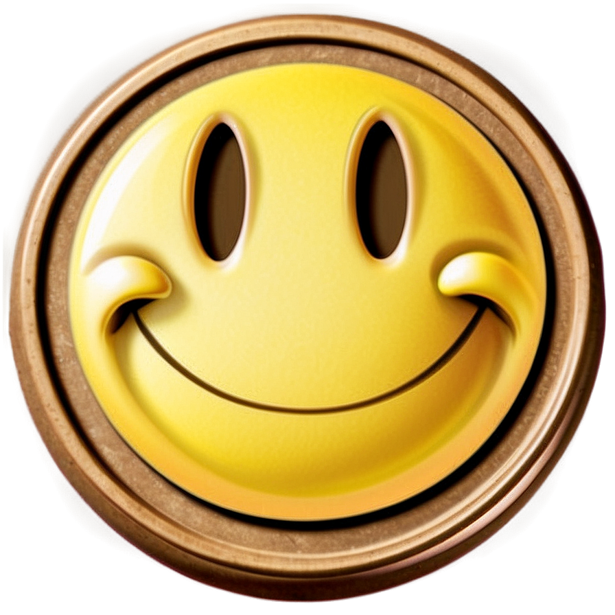 Classic Smiley Face Label Png 45