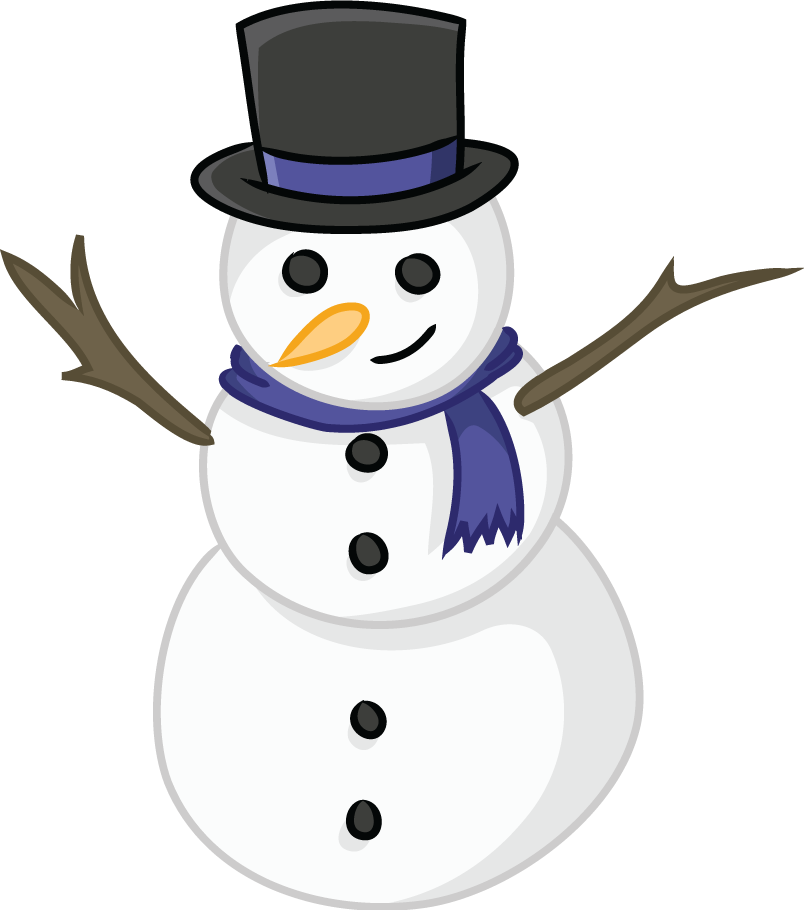 Classic Snowman Clipart