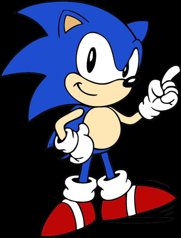 Classic Sonic Pointing